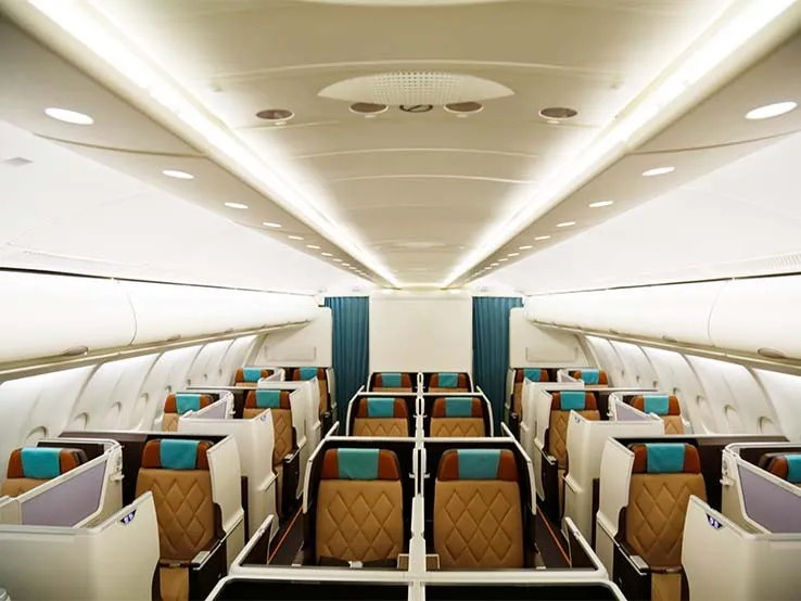 Oman Air 787 Business Class.