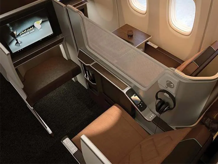 Oman Air 787 Business Class.