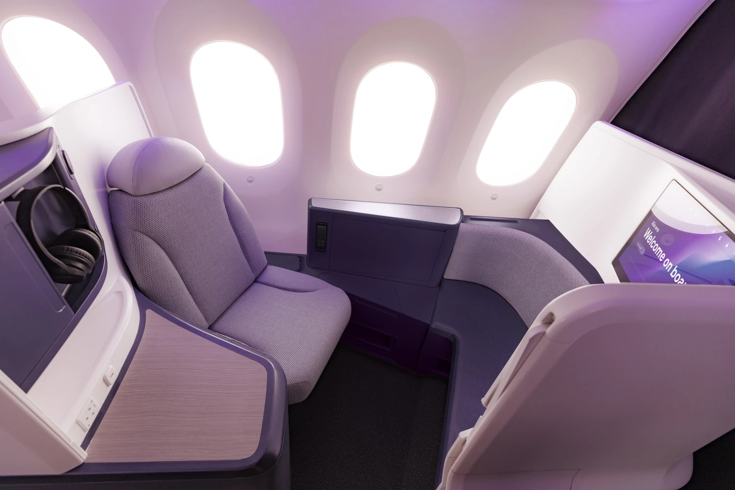 Air New Zealand will launch their new Premier Business Class cabin in 2024.