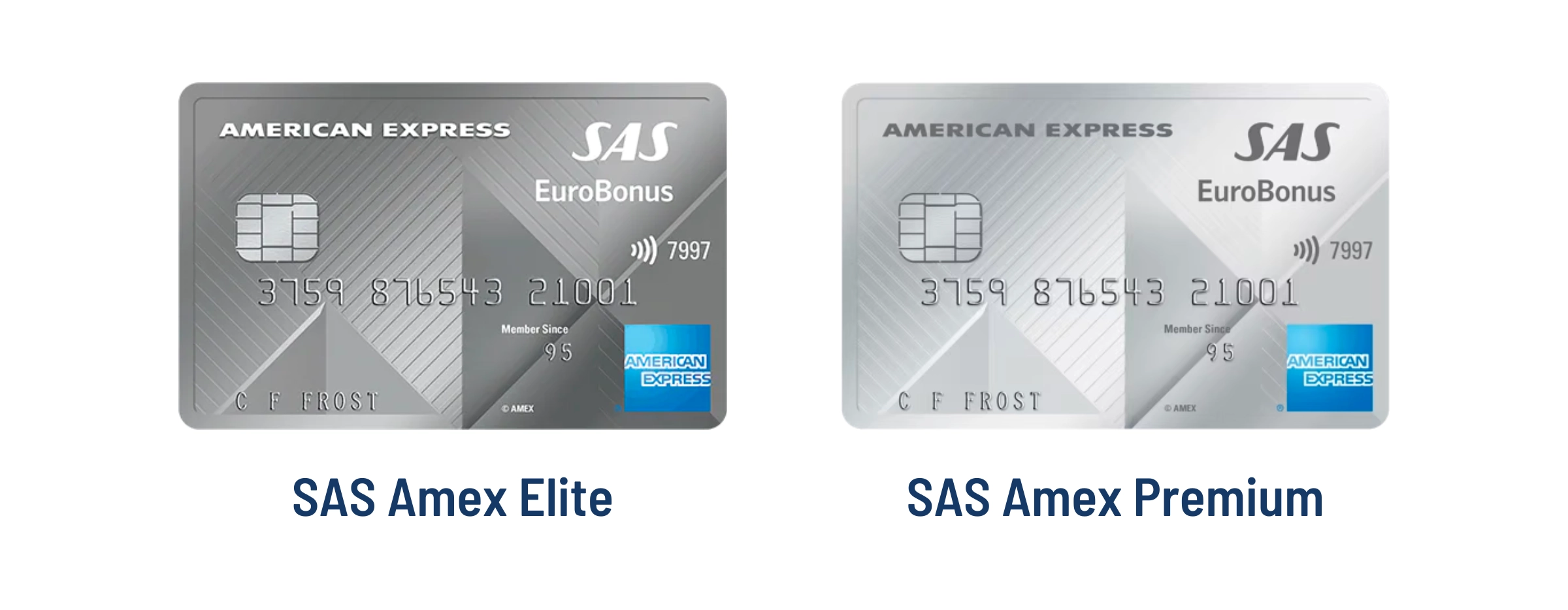 The SAS American Express Elite and Premium cards offer 2-for-1 vouchers.