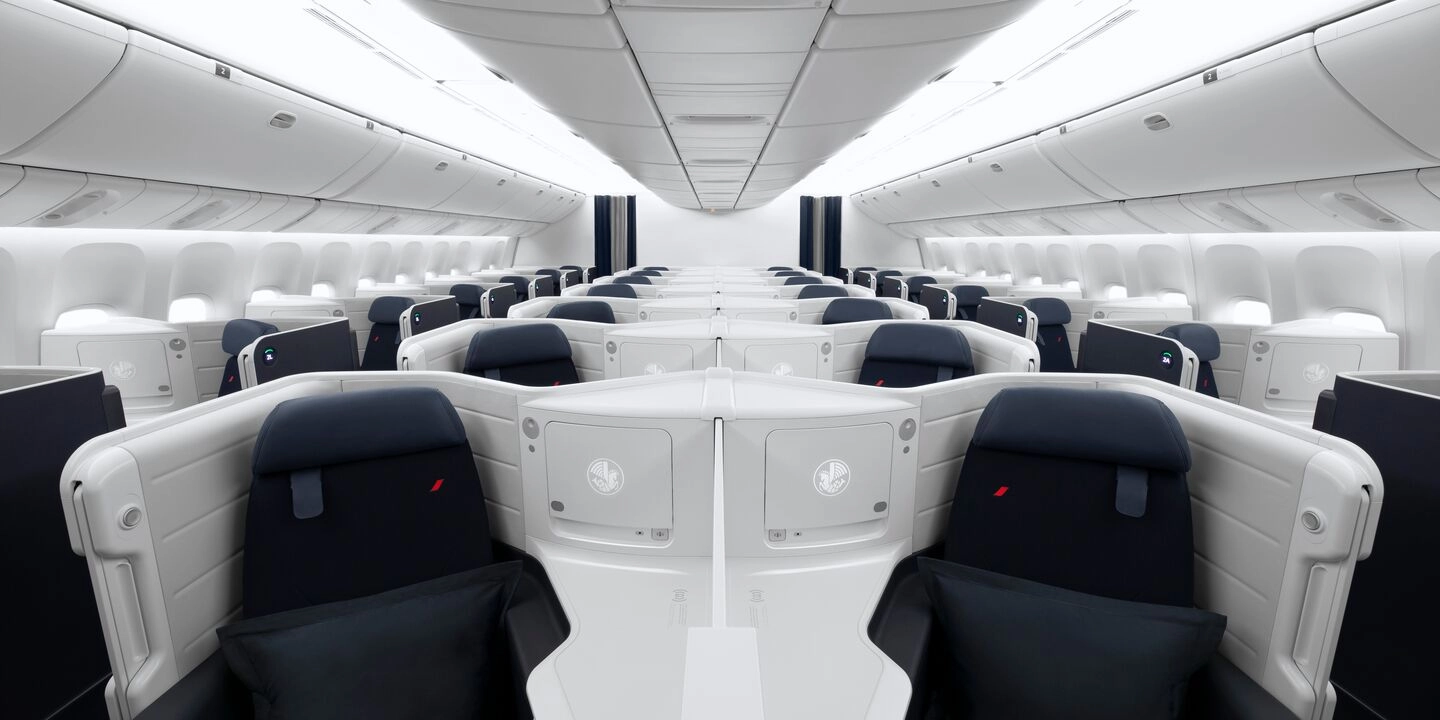 Air France New Business Class Cabins (2023).