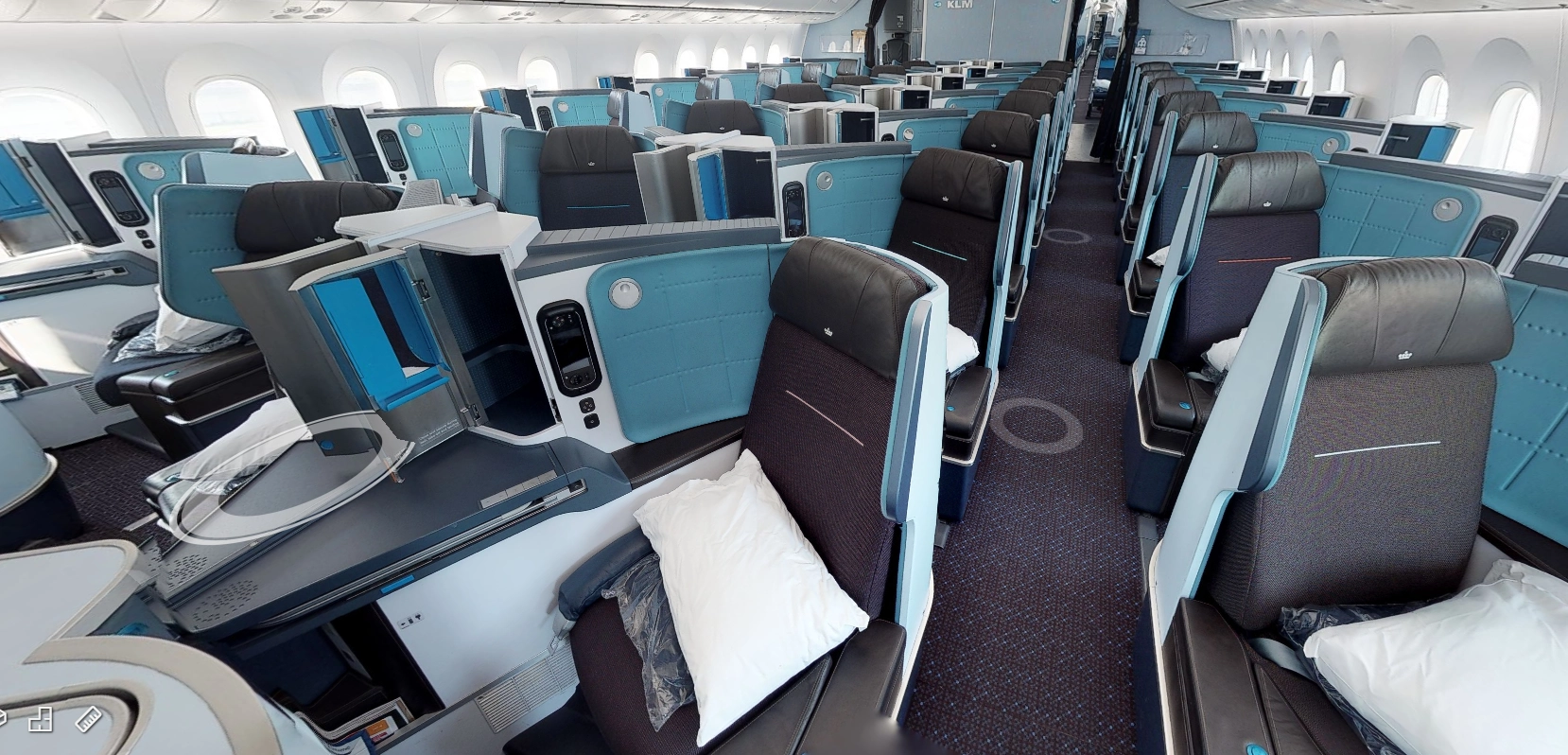 KLM New World Business Class Cabins (2023).