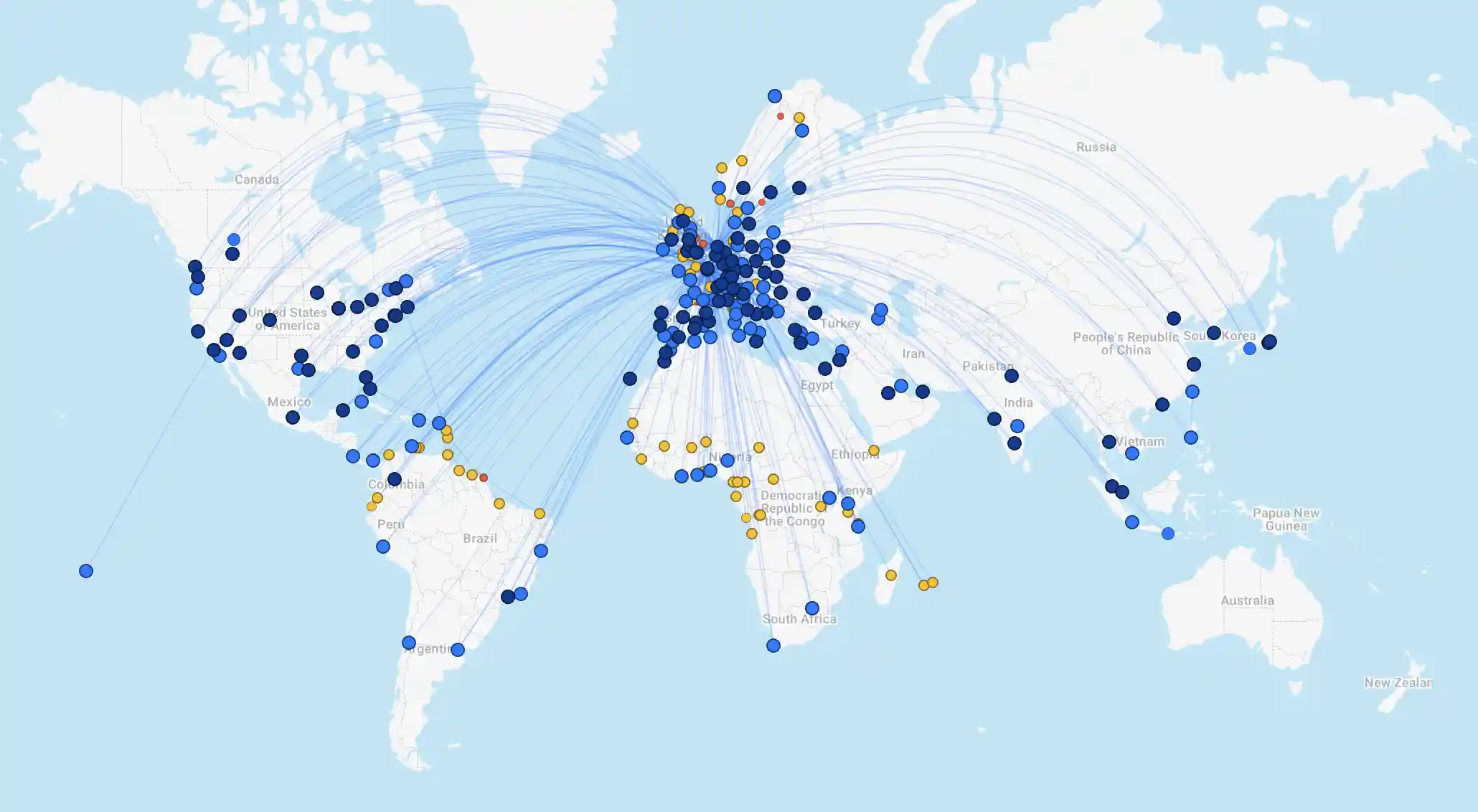 Air France-KLM Network in 2025