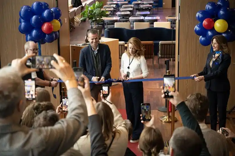 Newly opened SAS Lounge by Mastercard at Stockholm Arlanda (Inauguration).