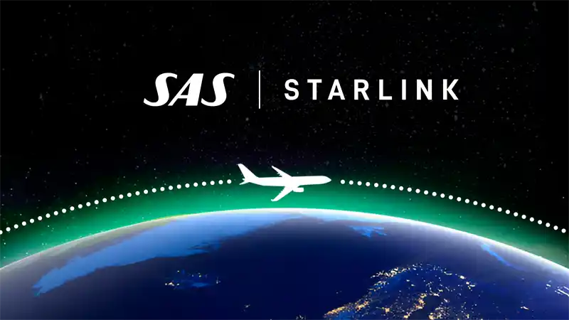 SAS Introduces Starlink Powered High-speed Wi-Fi