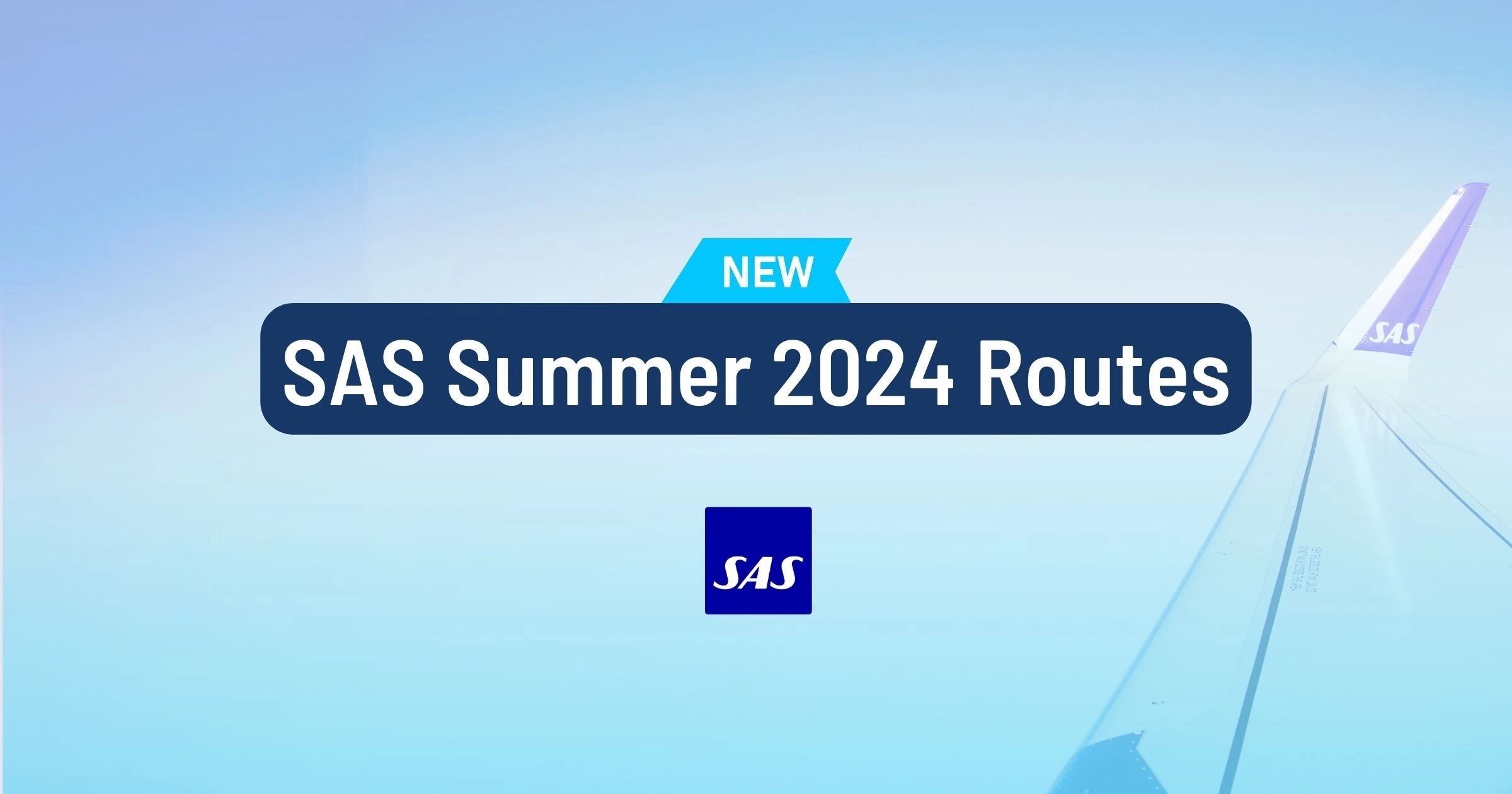 Cover image for SAS Will Fly To 9 New Destinations During Summer 2024