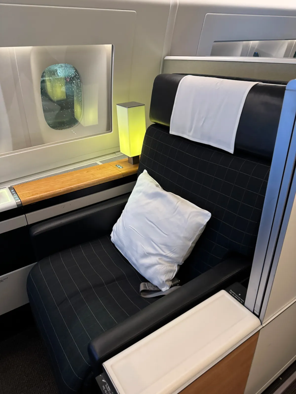 SWISS 777-300ER First Class Review: Zurich to Singapore