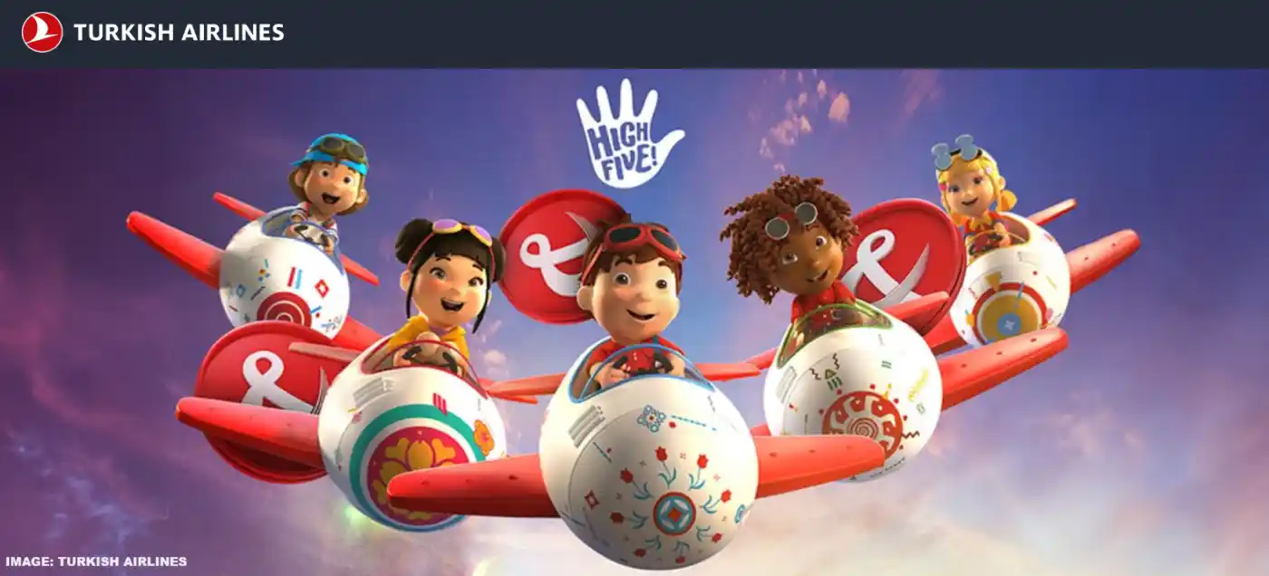 Turkish Airlines' High Five Kids Club.