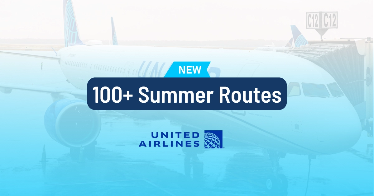 Cover image for United Airlines Adds 100+ New Flights And Announces The Largest Summer Schedule in a Decade