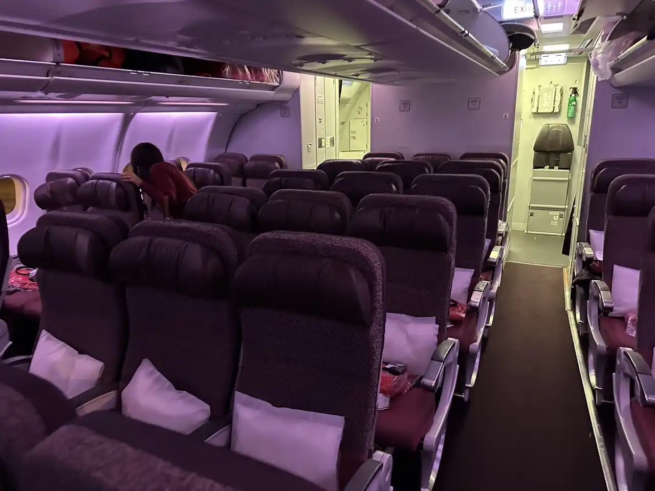 Virgin Airlines A330-300 Economy Class Cabin