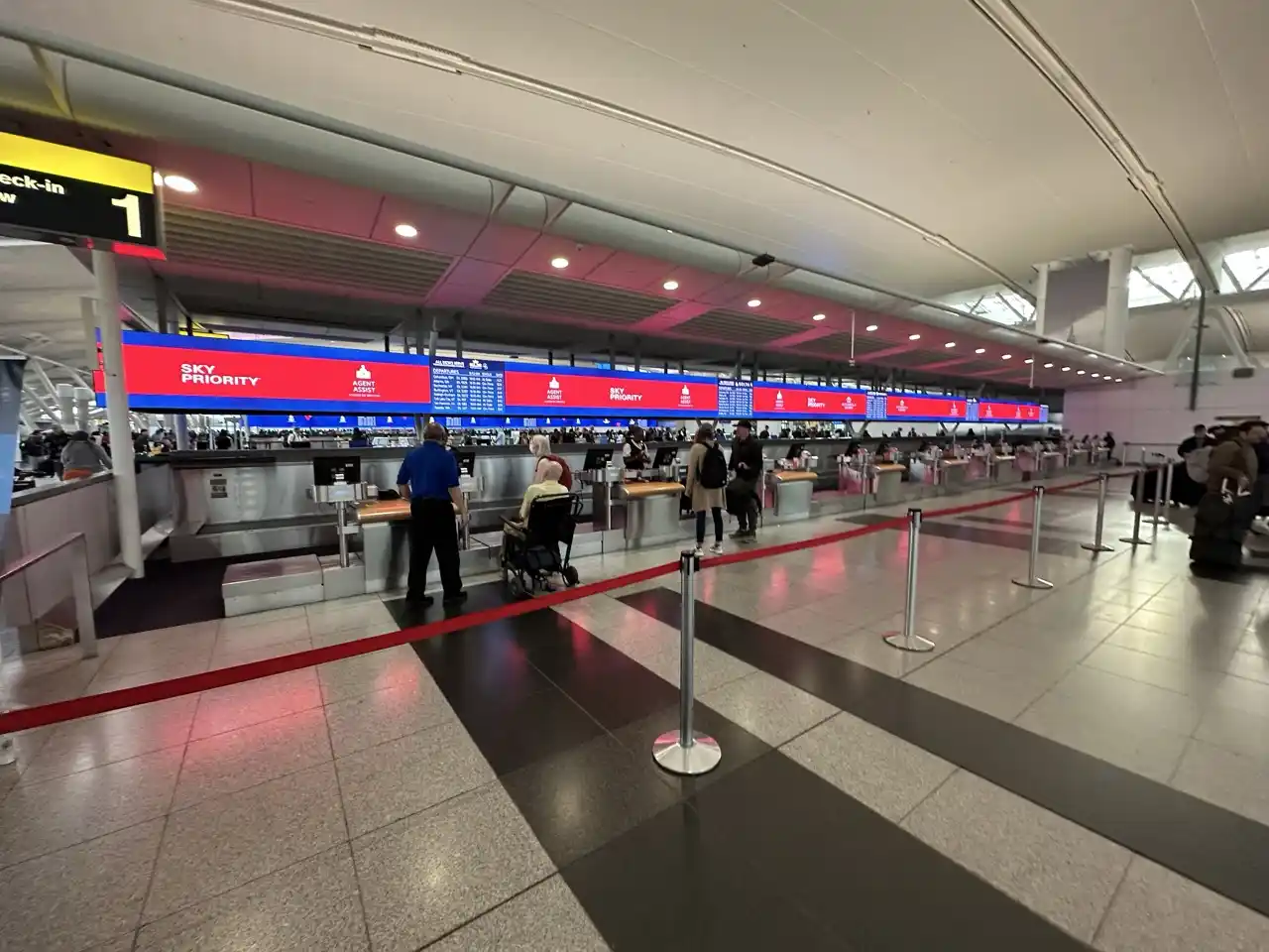 Terminal 4 Departures JFK (SkyPriority Desks)