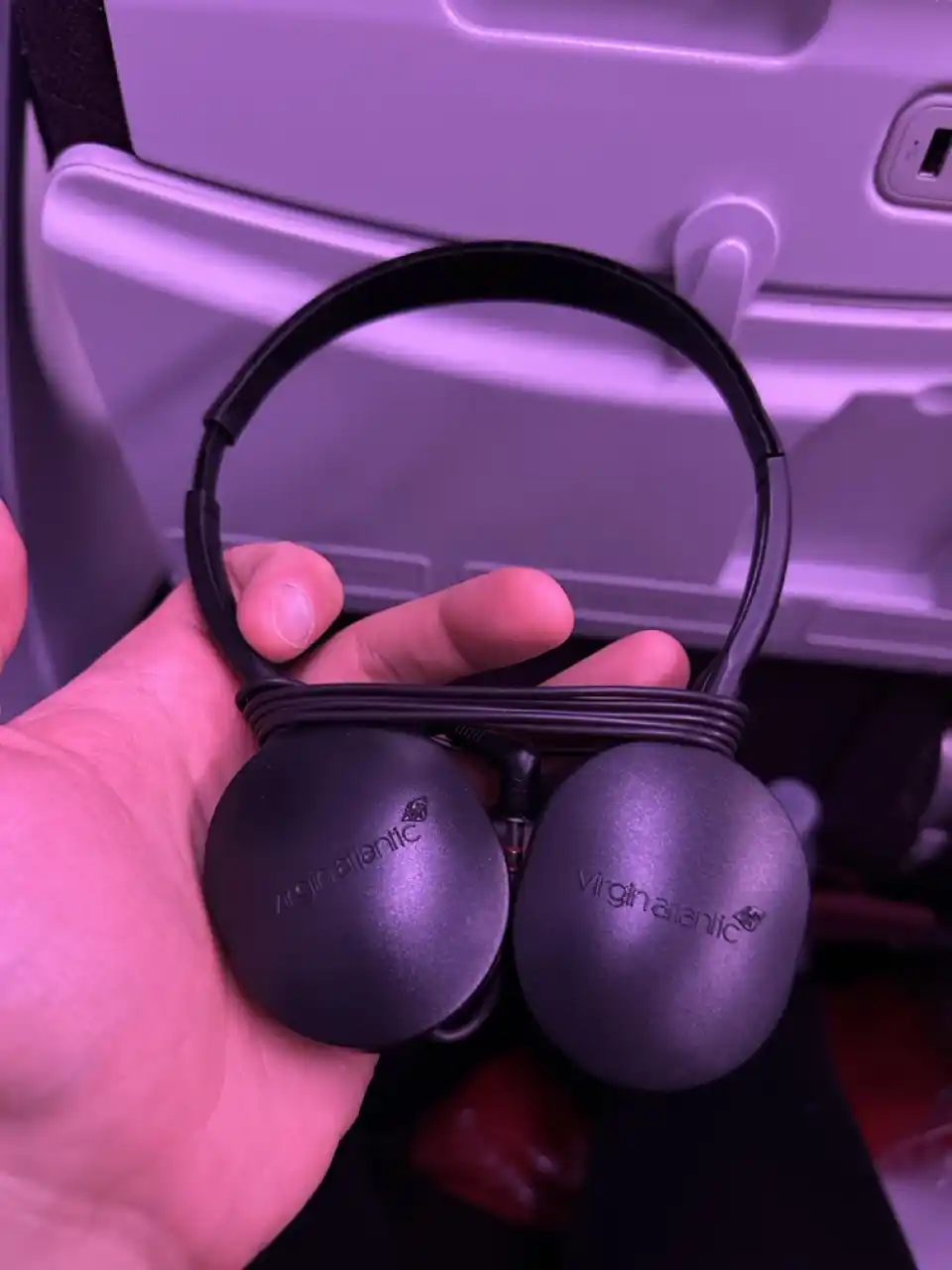 Virgin Airlines A330-300 Economy Class Headphones