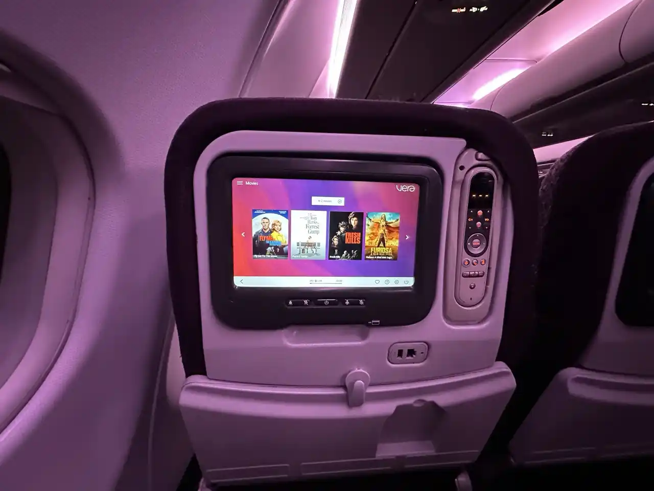 Virgin Airlines A330-300 Economy Class IFE