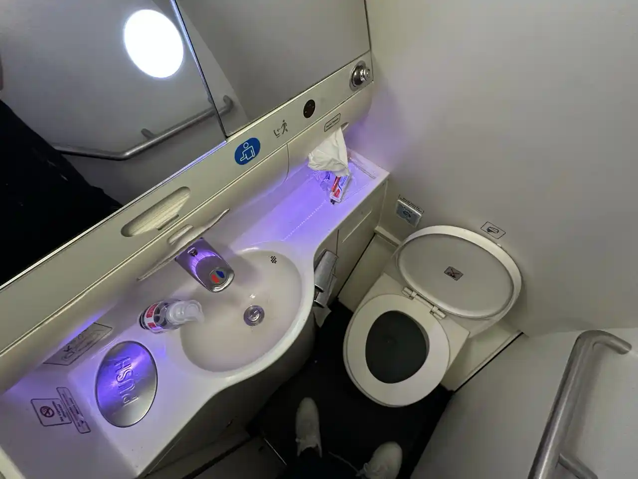 Virgin Airlines A330-300 Economy Class Toilet